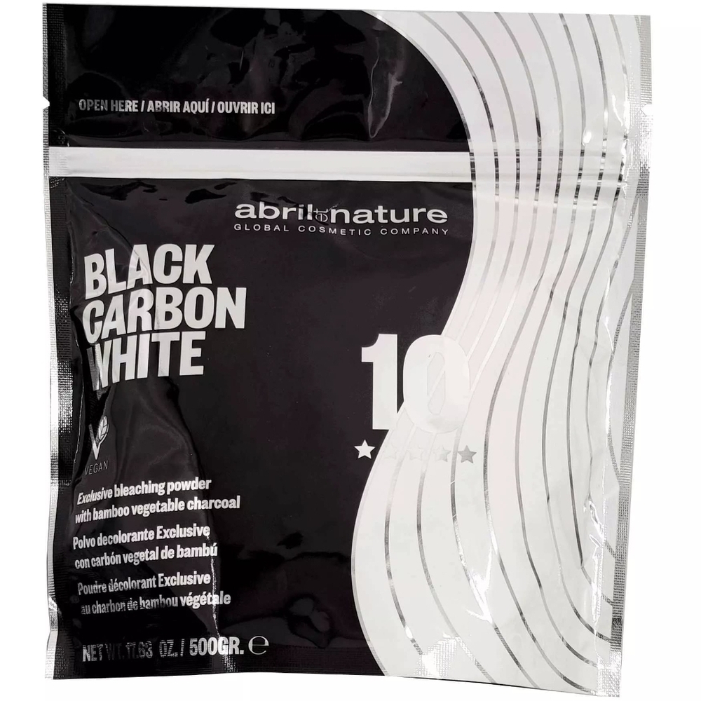 Black Carbon White Bleaching Powder - Black & White